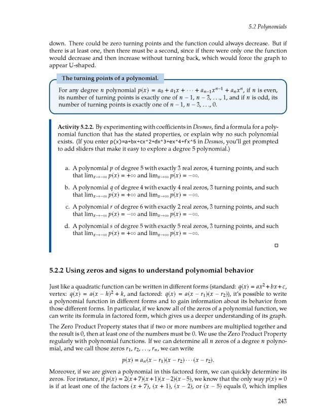 Active Preparation for Calculus - Page 243